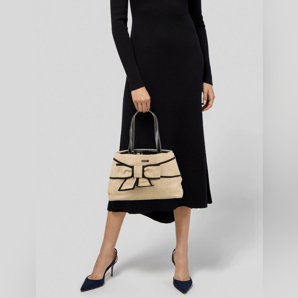 Kate Spade Black and Tan Tote Bag